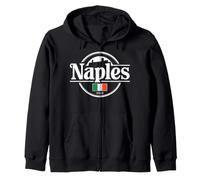Naples City Travel Italy Adventure Zip Hoodie