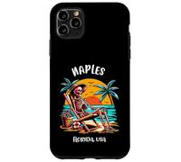 Naples Florida Funny Skeleton in the Hot Sun Design Case for iPhone 11 Pro Max