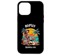 Naples Florida Funny Skeleton in the Hot Sun Design Case for iPhone 12 Pro Max