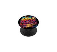Naples Florida Tropical Graffiti Sunset Art PopSockets Adhesive PopGrip
