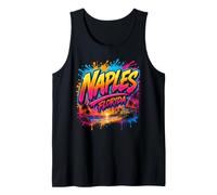 Naples Florida Tropical Graffiti Sunset Art Tank Top