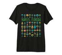 Naples Florida, USA, Palm Trees Design Premium T-Shirt