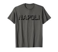 Naples Italy Block Letter - Napoli Italia T-Shirt
