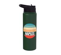 Naples Italy City Trip Stainless Steel Insulated Water Bottle