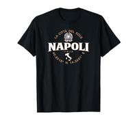 Naples Italy Coordinates Label 2C T-Shirt