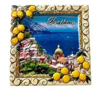 Naples, Pompeii and Panoramic Decorative Magnets, Naples Decorative Magnets (Multi_Positano, 7 x 7)