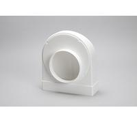 NaplesUK 125mm Round to Rectangular 204mm x 60mm 90 Degree Bend