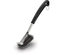 Napoleon 62063 Stainless Steel Barbecue Brush Three Rows with Scraper