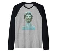 Napoleon Bonaparte Emperor Bust Neoclassical Art Design Raglan Baseball Tee
