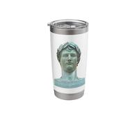 Napoleon Bonaparte Emperor Bust Neoclassical Art Design Stainless Steel Insulated Tumbler