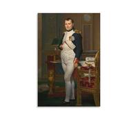 Napoleon Bonaparte in His Study at The Tuileries - Jacques-Louis David Artworks Canvas Poster Wall Art Prints Home Modern Decor 08x12inch(20x30cm)
