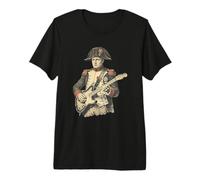 Napoleon Bonaparte Playing Electric Guitar Kaiser Rock Music Premium T-Shirt