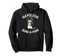 Napoleon Bone-a-purr Funny French History Cat Lover Gift Pullover Hoodie