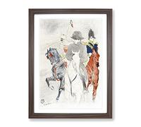Napoleon By Henri De Toulouse Lautrec Classic Painting Framed Print | A3 Walnut Framed Wall Art | Ready to Hang | Classic Historical Picture | Living Room Bedroom Lounge Office