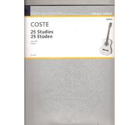 Napoléon Coste-Etudes(25) Opus 38 Git.-Guitar-Instrumental Tutor
