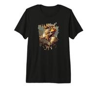 Napoleon Crossing The Alps Grunge Premium T-Shirt