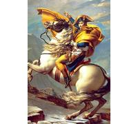 Napoleon Crossing the Alps - Jacques-Louis David - Notebook: 120 Lined Pages 6" x 9" Journal Diary Notepad