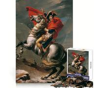 Napoleon Crossing The Alps Jigsaw Puzzles for Adults1000 Pieces Focus Brain Toy Relax Time Tight Edge Santa Wish Pick (38x26cm)