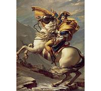Napoleon Crossing The Alps Large Wall Art Print Canvas Premium Poster