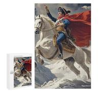 Napoleon Crossing The Alps Reproduction Jigsaw Puzzle for Adults Wooden Challenging Puzzles Gift for Family Friends