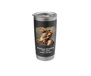 Napoleon Crossing The Alps with Sunglasses Stainless Steel Insulated Tumbler