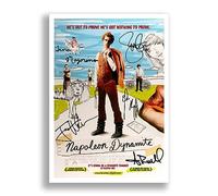 Napoleon Dynamite Cast Signed A4 Poster Photo Print Framed Autograph Gift Movie Film (A4 Poster Only)