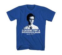 Napoleon Dynamite Movie I Caught You A Delicious Bass Jon Heder Men's T Shirt Sapphire
