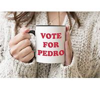 Napoleon Dynamite Vote for Pedro Movie Logo Black Handle Mug Coffee Tea Mug 312ml Cup