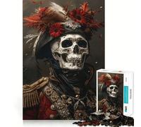 Napoleon Skeleton for Adults 1000 Piece Jigsaw Puzzle Thought Toy Anxiety Relief Precise Edge Thoughtful Gift (38x52cm)