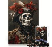 Napoleon Skeleton Jigsaw Puzzles for Adults1000 Pieces Intellect Toy Calming Play Quality Cut Wall Art Decor (50x75cm)
