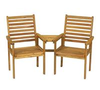 NAPOLI Companion Acacia Set - Duo Love Seat Royalcraft Natural One Size