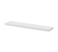 Napoli 60cm Floating Bathroom Shelf | Gloss White | MFC | 600mm x 25mm x 125mm