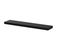 Napoli 60cm Floating Bathroom Shelf | Matt Black | MFC | 600mm x 25mm x 125mm