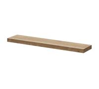 Napoli 60cm Floating Bathroom Shelf | Tobacco Oak | MFC | 600mm x 25mm x 125mm