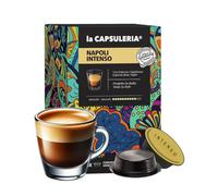 NAPOLI COFFEE Intense (192 Pods) compatible with Lavazza A Modo Mio | Pack 192 pods (12 x 16) | Napoli Coffee intense, rich and enveloping, with dense persistent crema
