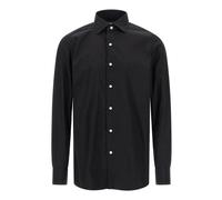 Napoli Cotton Shirt - male - Finamore - Casual Shirts - Black - 3XL - Shirts 3XL