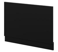 Napoli End Bath Panel with Panel | Matt Black | MDF | 750mm