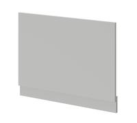 Napoli End Bath Panel with Plinth | Gloss Grey Pearl | MDF | 700mm