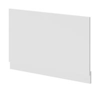 Napoli End Bath Panel with Plinth | Gloss White | MDF | 800mm