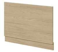 Napoli End Bath Panel with Plinth | Light Oak | MDF | 750mm