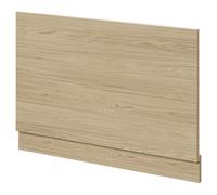 Napoli End Bath Panel with Plinth | Light Oak | MDF | 800mm