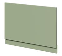 Napoli End Bath Panel with Plinth | Olive Green | MDF | 750mm