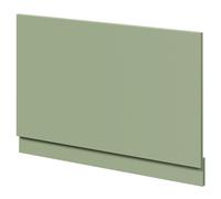 Napoli End Bath Panel with Plinth | Olive Green | MDF | 800mm