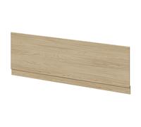 Napoli Front Bath Panel with Plinth | Light Oak | MDF | 1700mm