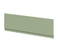 Napoli Front Bath Panel with Plinth | Olive Green | MDF | 1700mm