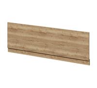 Napoli Front Bath Panel with Plinth | Tobacco Oak | MFC | 1700mm