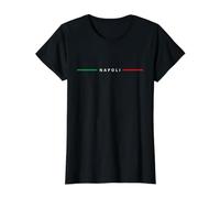 Napoli Italia Naples Value Graphic T-Shirt, Women, Black, S