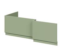 Napoli L Shaped Front and End Bath Panel Set | Olive Green | MDF | 1700mm