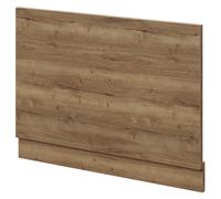 Napoli MFC End Bath Panel with Plinth | Tobacco Oak | 750mm