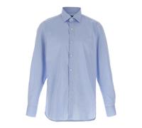 Napoli Shirt - male - Finamore - Formal Shirts - Blue - 4XL - Shirts 4XL